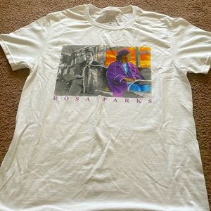 Rosa Parks why graphic T-shirt size medium